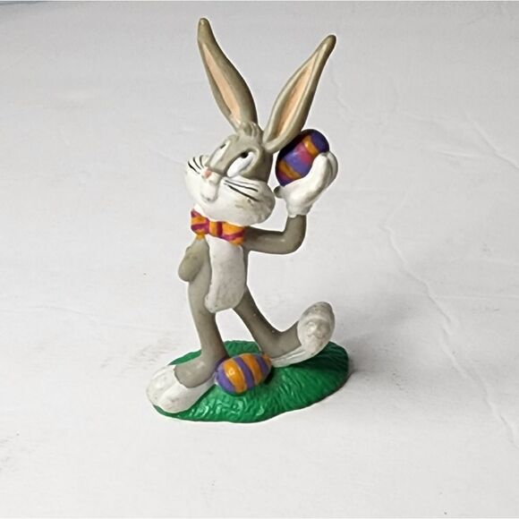 EASTER EGG Bugs Bunny WB PVC Warner Brothers Looney Tunes Set Lot Topper bros 94 - Picture 1 of 4